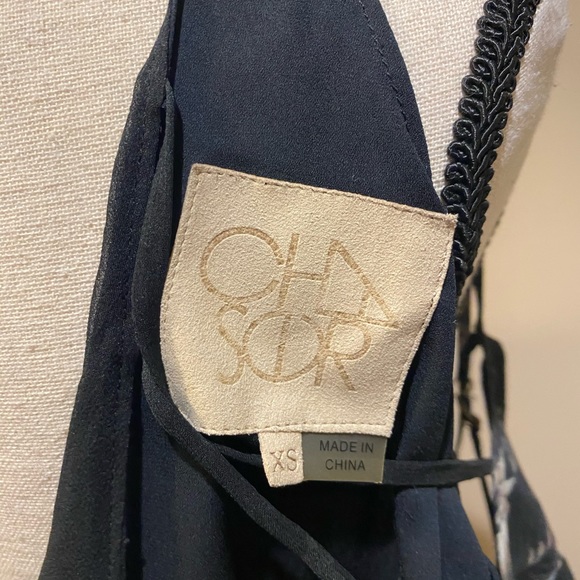 Chaser Black Floral High Low Tank Top - Picture 8 of 8